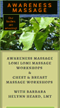 Mobile Screenshot of lomilomi-massage.org